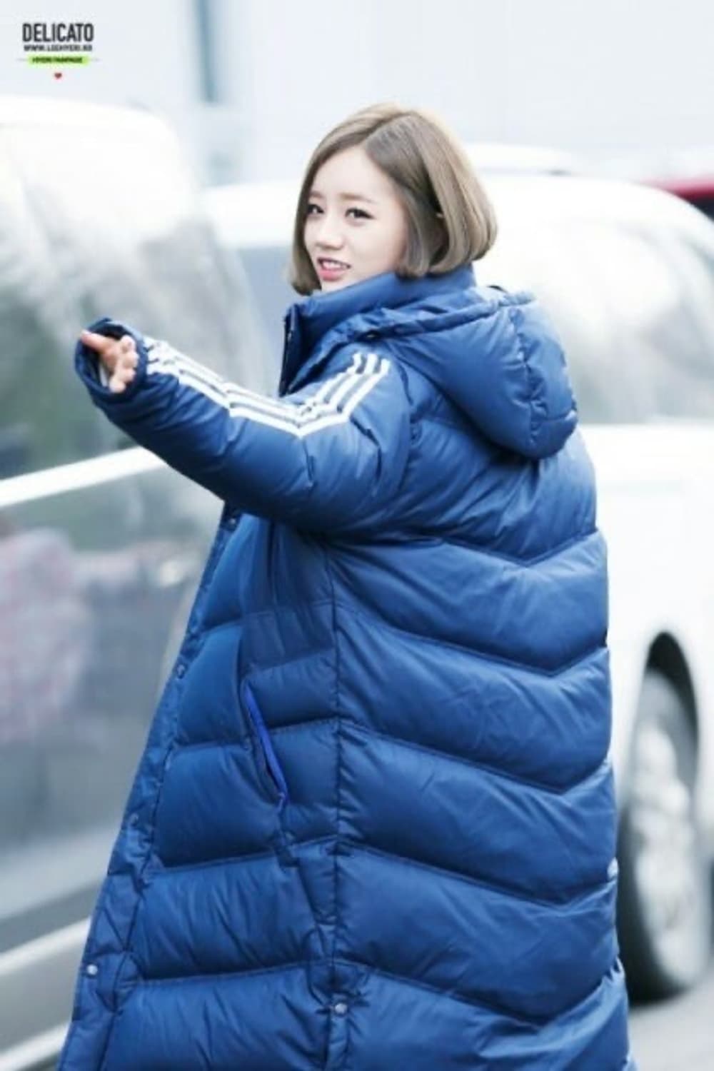 아디다스 콘디보 패딩 블루  상품이미지2