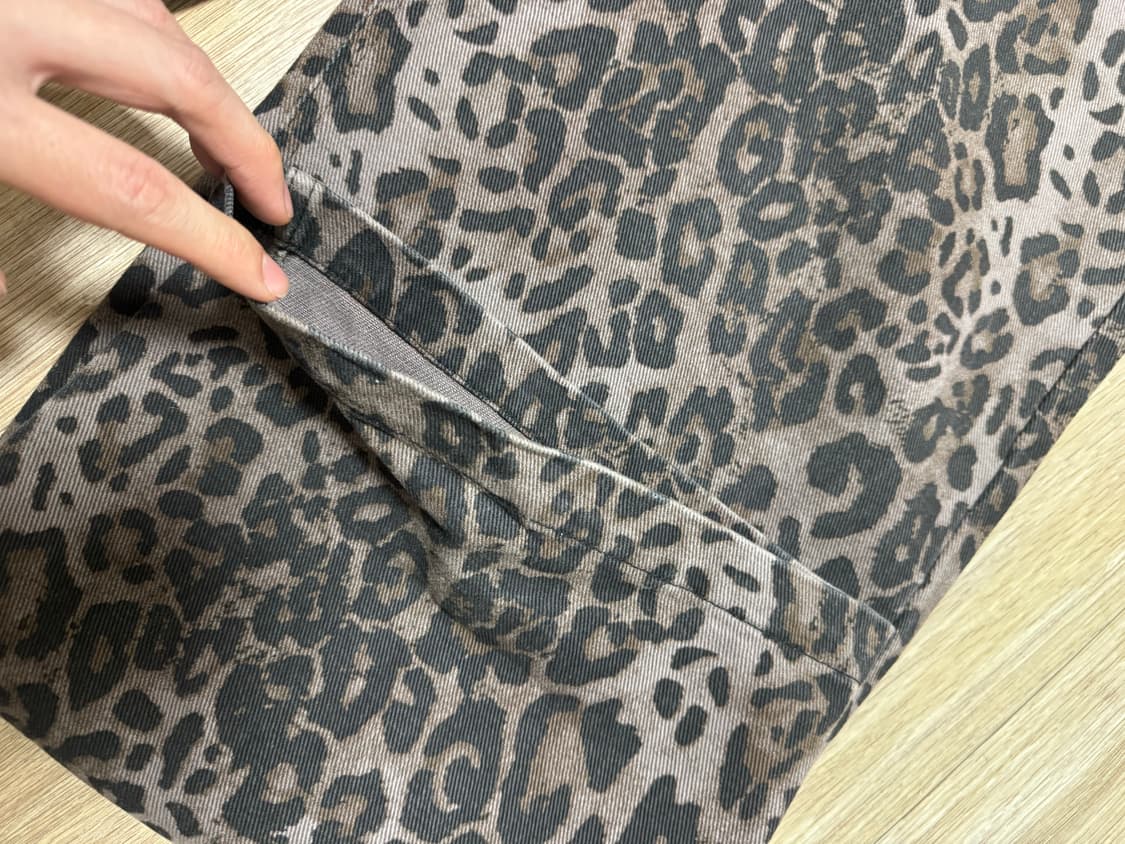 2) 아캄 레오파드 코튼 팬츠 상품이미지5