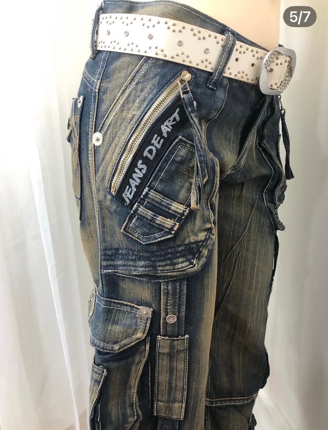 빈티지 카고팬츠 washed multi pocket cargo pants 상품이미지5