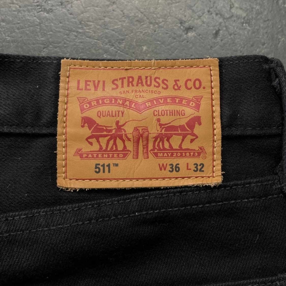 36 리바이스 511 블랙진  상품이미지3
