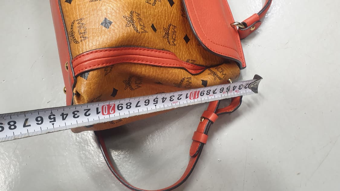MCM 비세토스 숄더크로스백 코냑 레드 상품이미지4