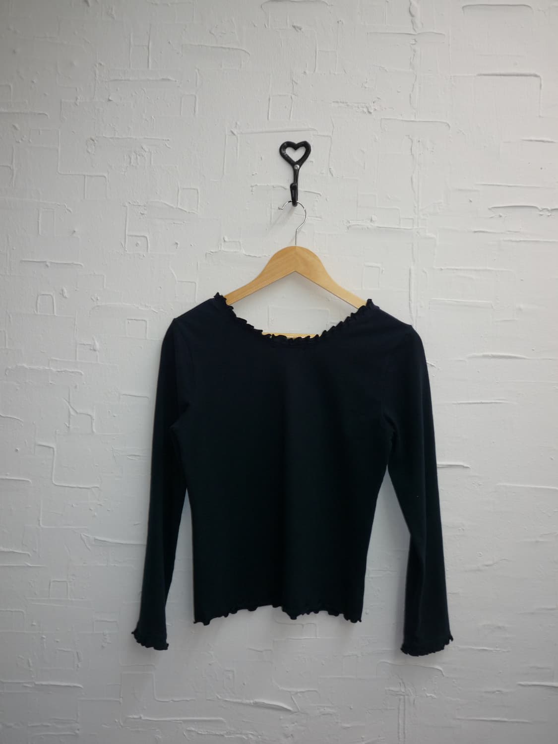 frill neck navy long sleeve 상품이미지4