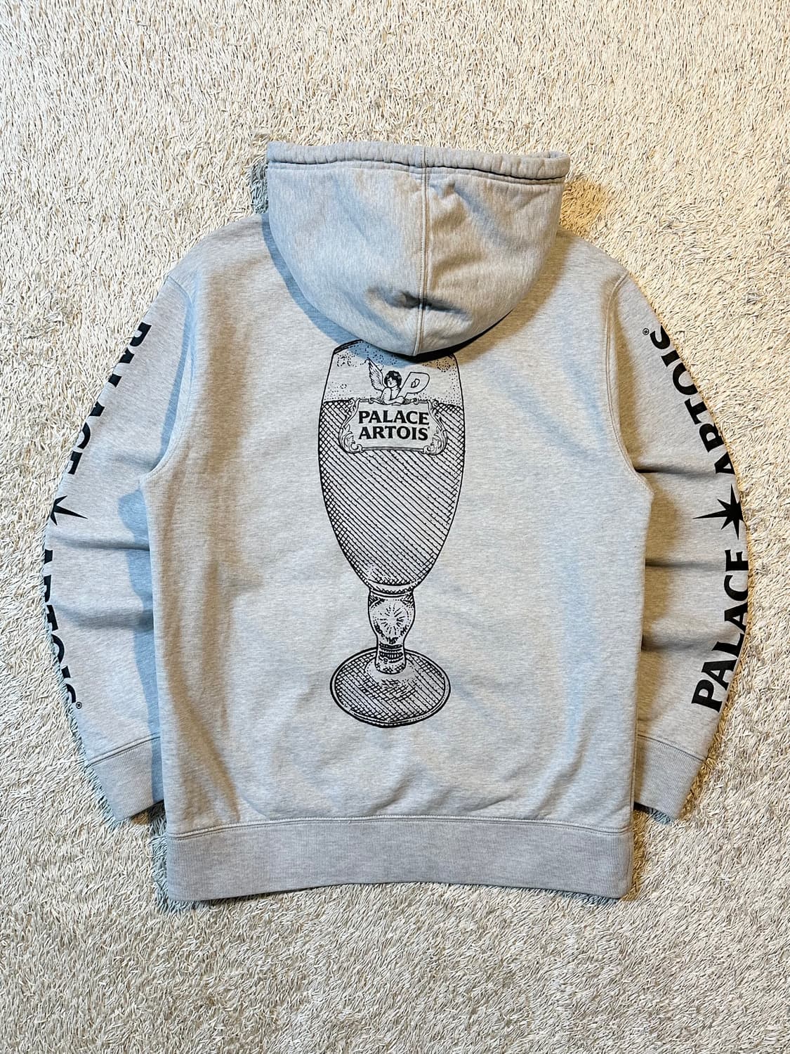 희귀) 21FW 팔라스 X 스텔라 아르투아 첼리스 후드티 그레이 상품이미지3