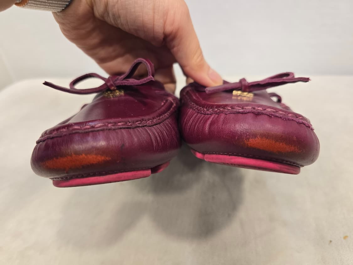 토리버치 드라이빙슈즈 플랫슈즈 버건디 260 상품이미지8