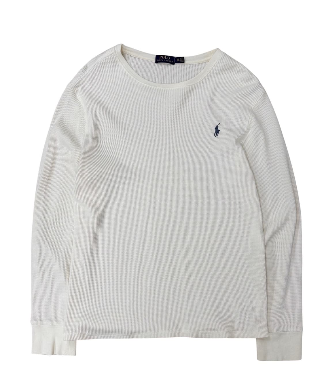 폴로 와플 긴팔티 아이보리 (2XL) 상품이미지1