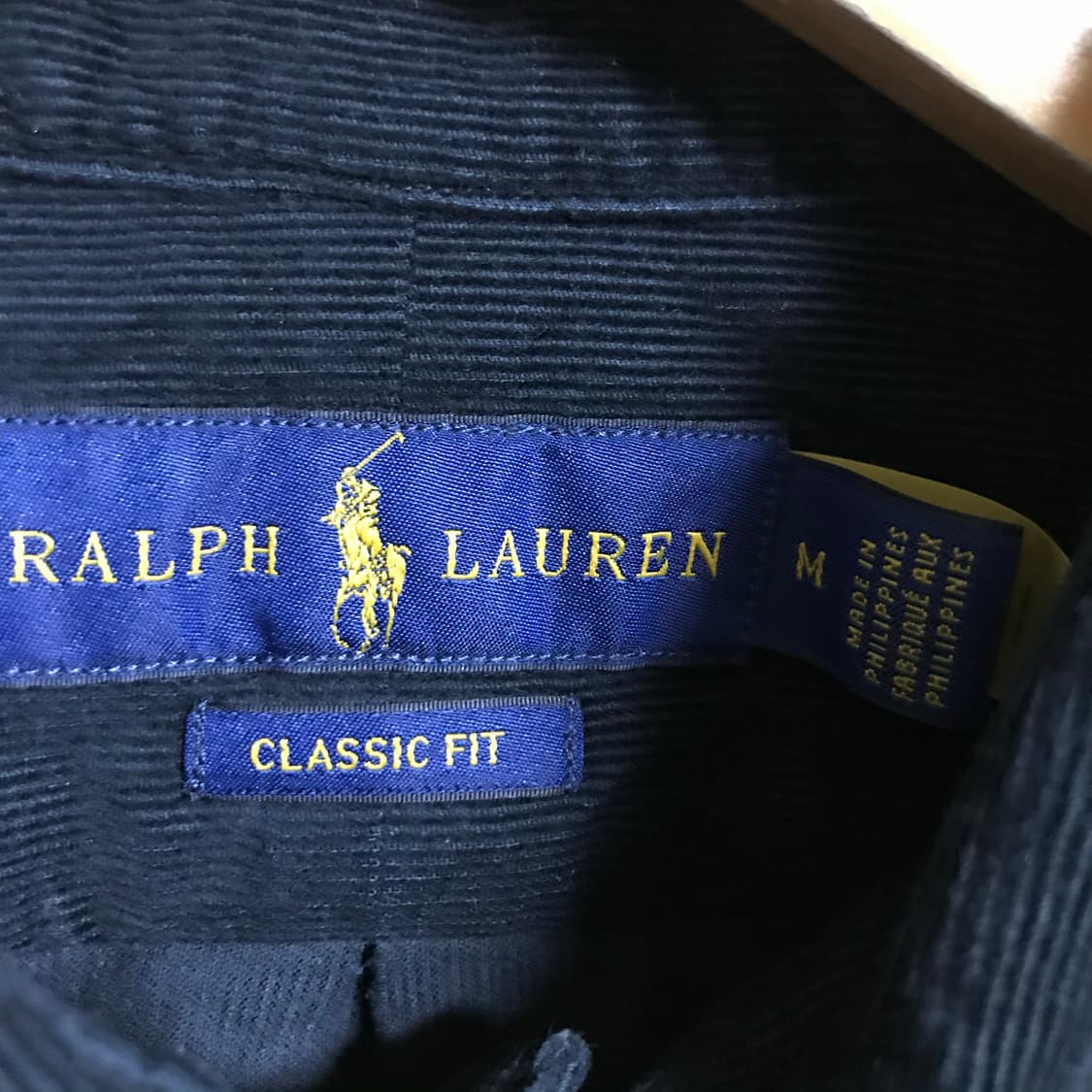 폴로 검정 골덴 코듀로이 셔츠 상품이미지3