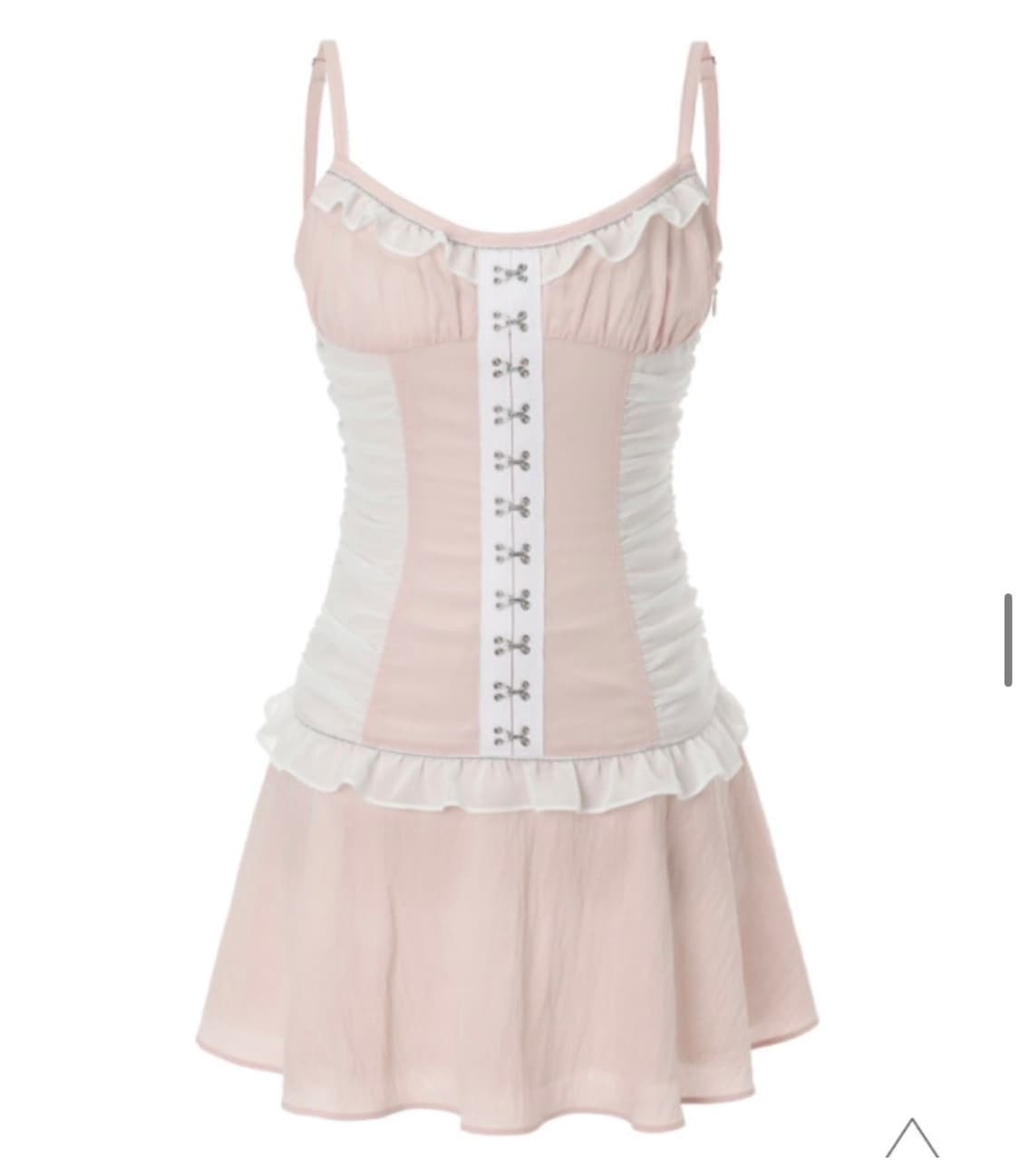 쓰리타임즈 아리엘 에리얼 원피스 드레스 핑크 s 상품이미지1