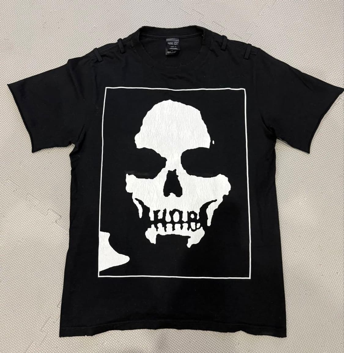 03AW 넘버나인 찰스 맨슨 스컬 티셔츠 상품이미지1