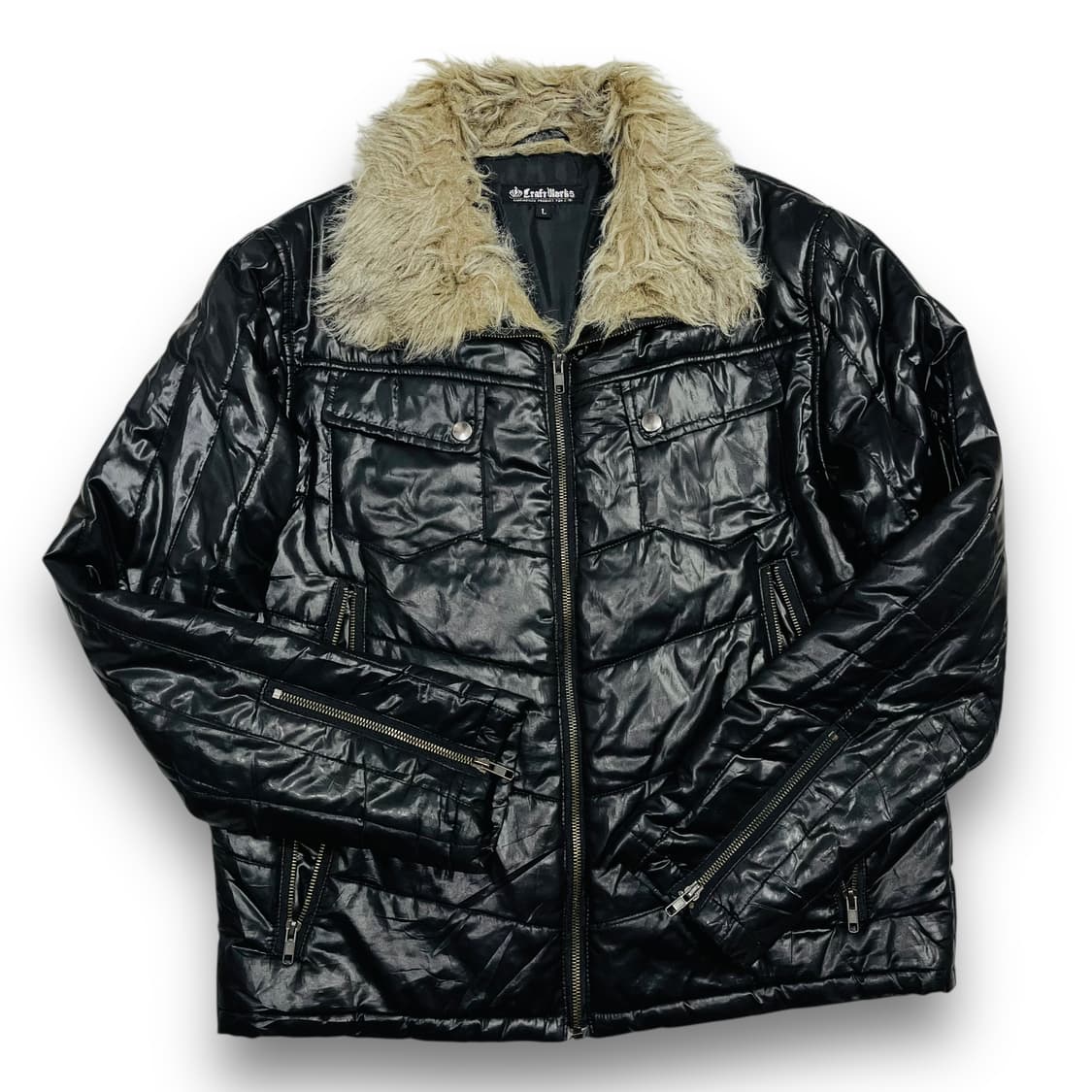 락시크 누아르 울프 모드 아카이브 패딩 자켓 상품이미지4