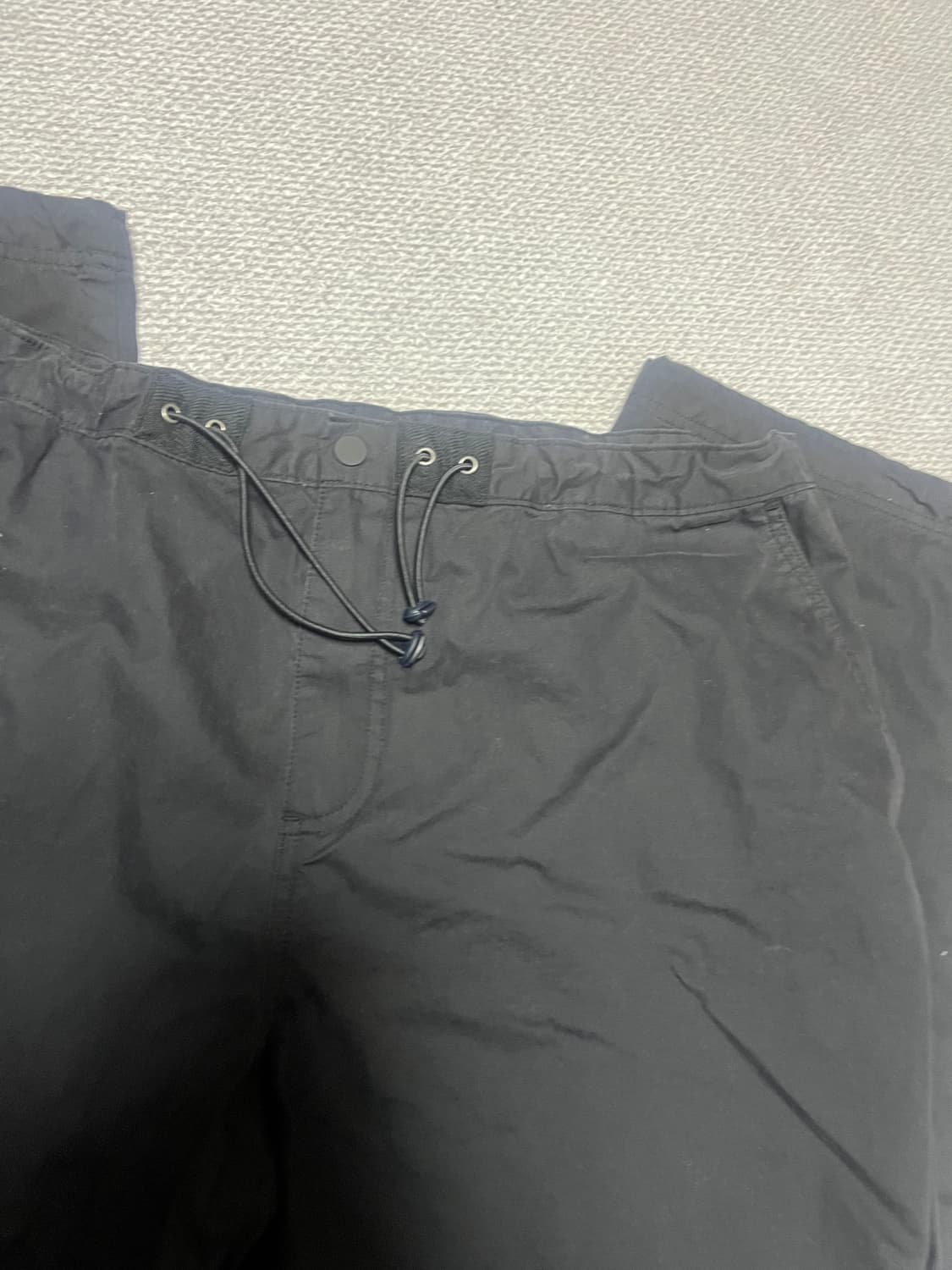 GAP X MADHAPPY 한정판 오버핏 사틴 카고팬츠 블랙 M 상품이미지6