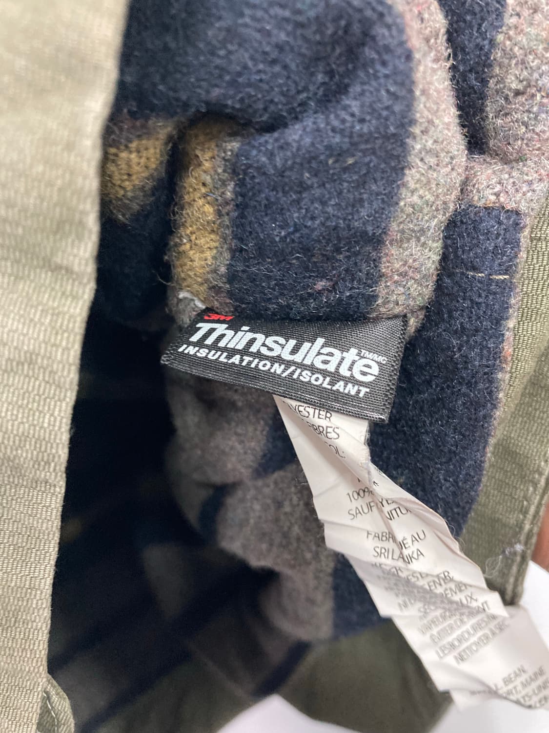 LL bean 카키 청집업 상품이미지4