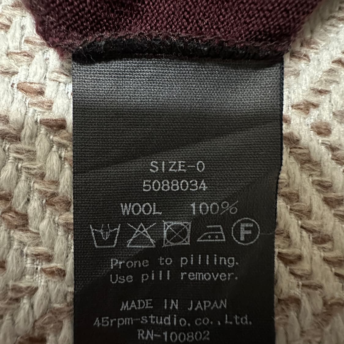 45RPM japan made women knit 상품이미지4