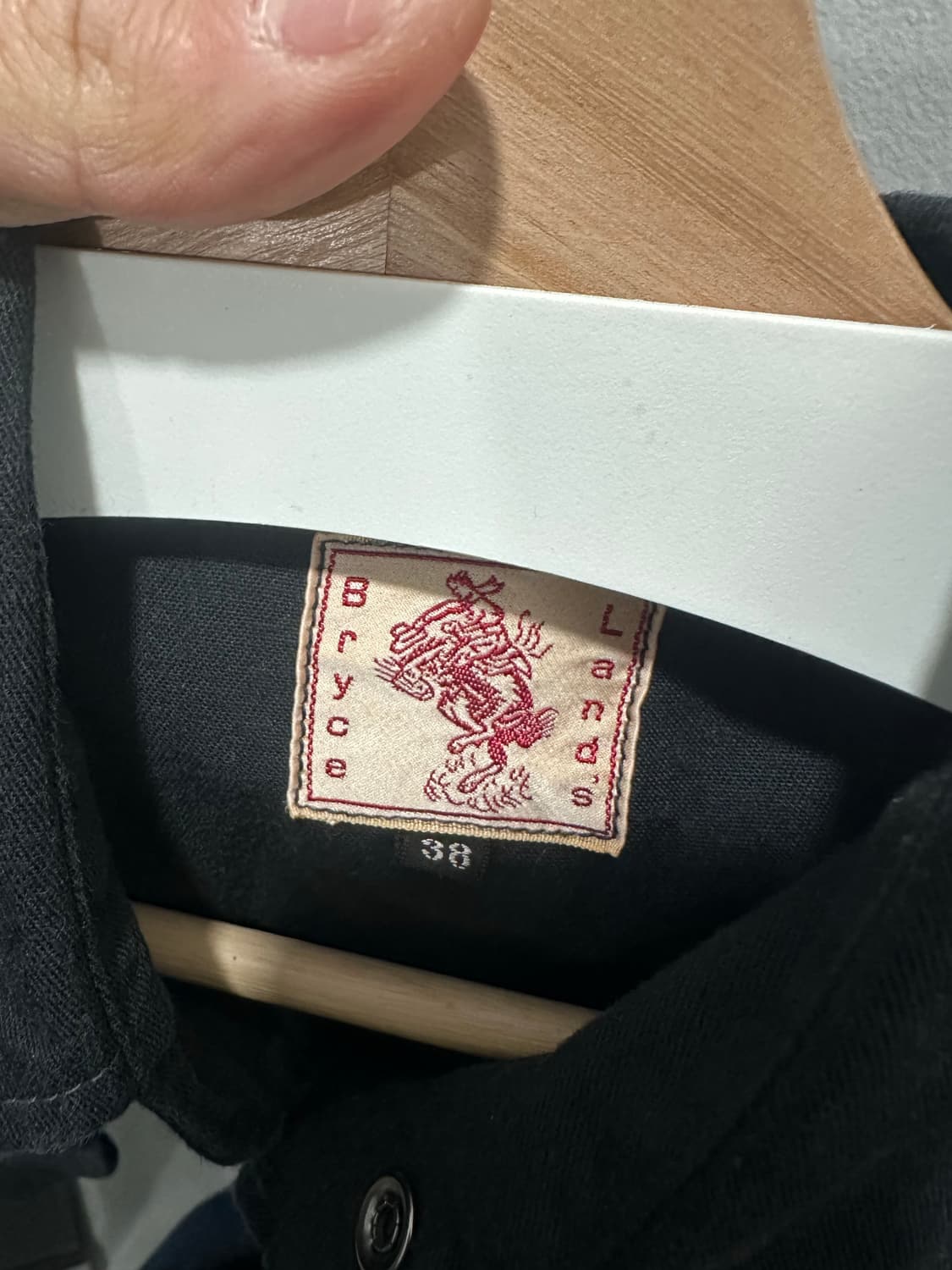 브라이슬랜드 블랙 웨스턴셔츠 38 상품이미지4
