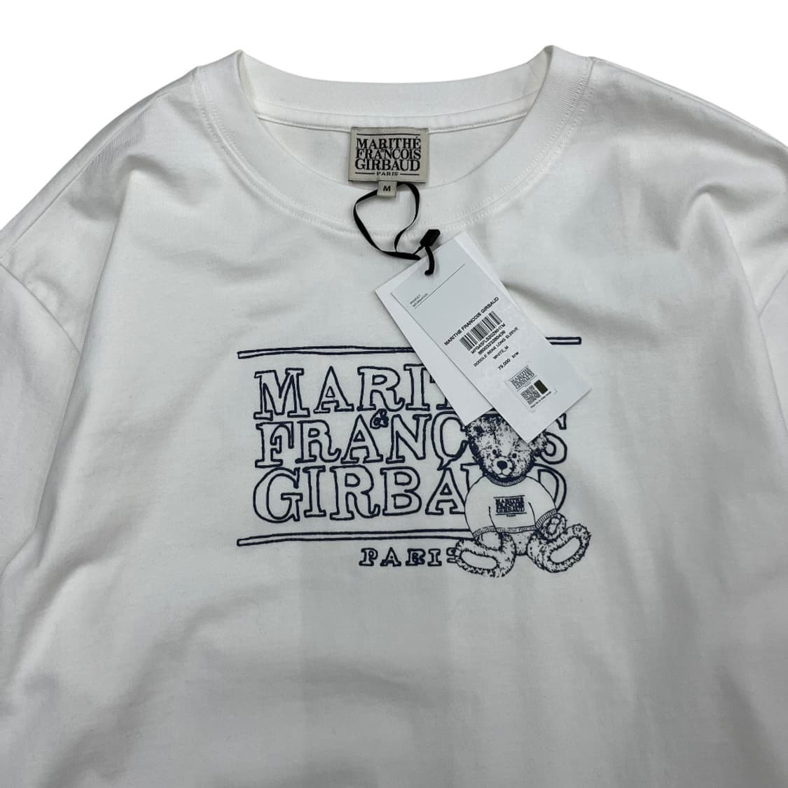 마리떼 프랑소와 저버 곰돌이 화이트 롱슬리브 M (새상품 상품이미지4