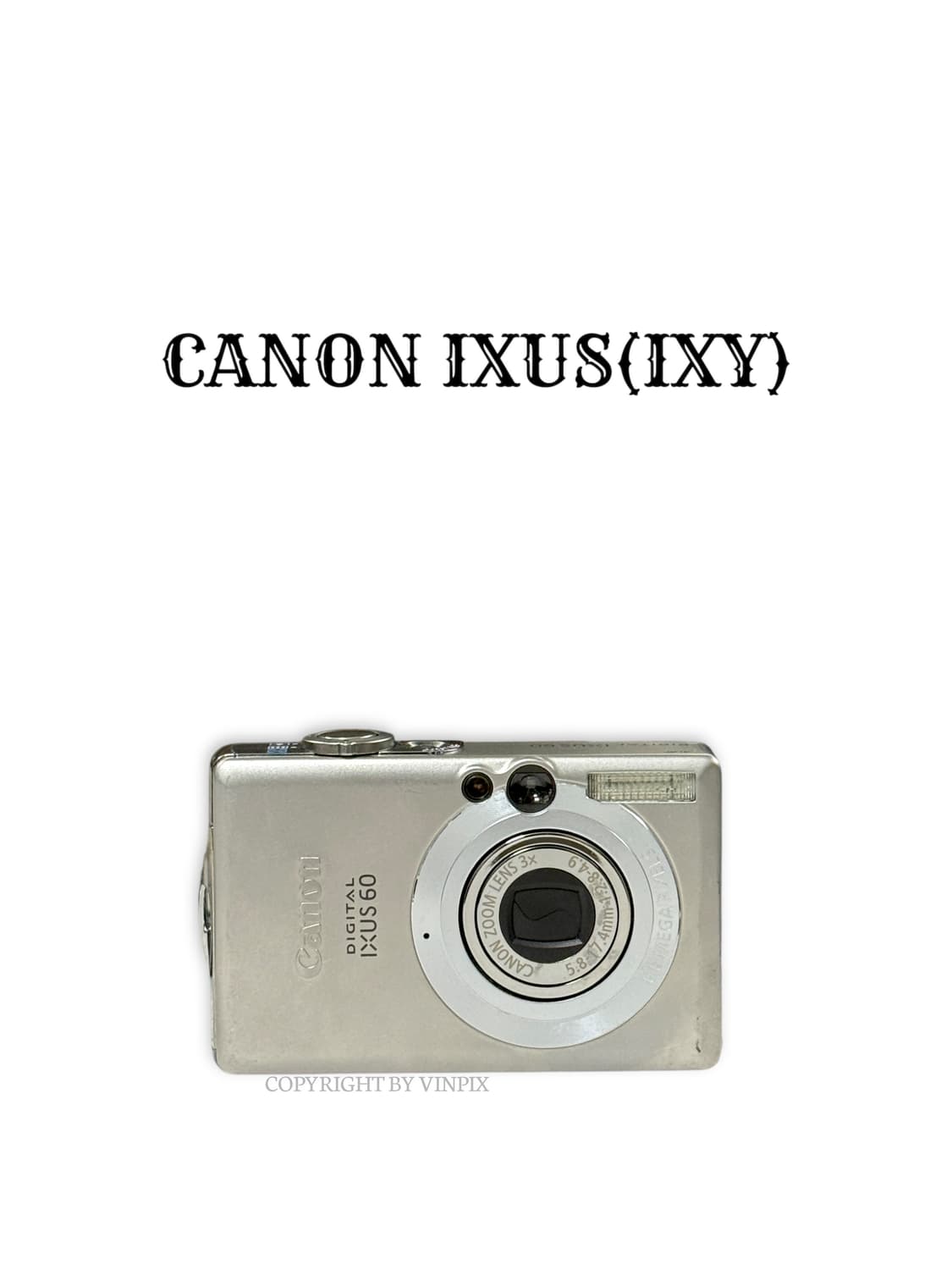캐논 익서스 ixus 60(ixy 70) 빈티지 디지털 카메라 디카 상품이미지1