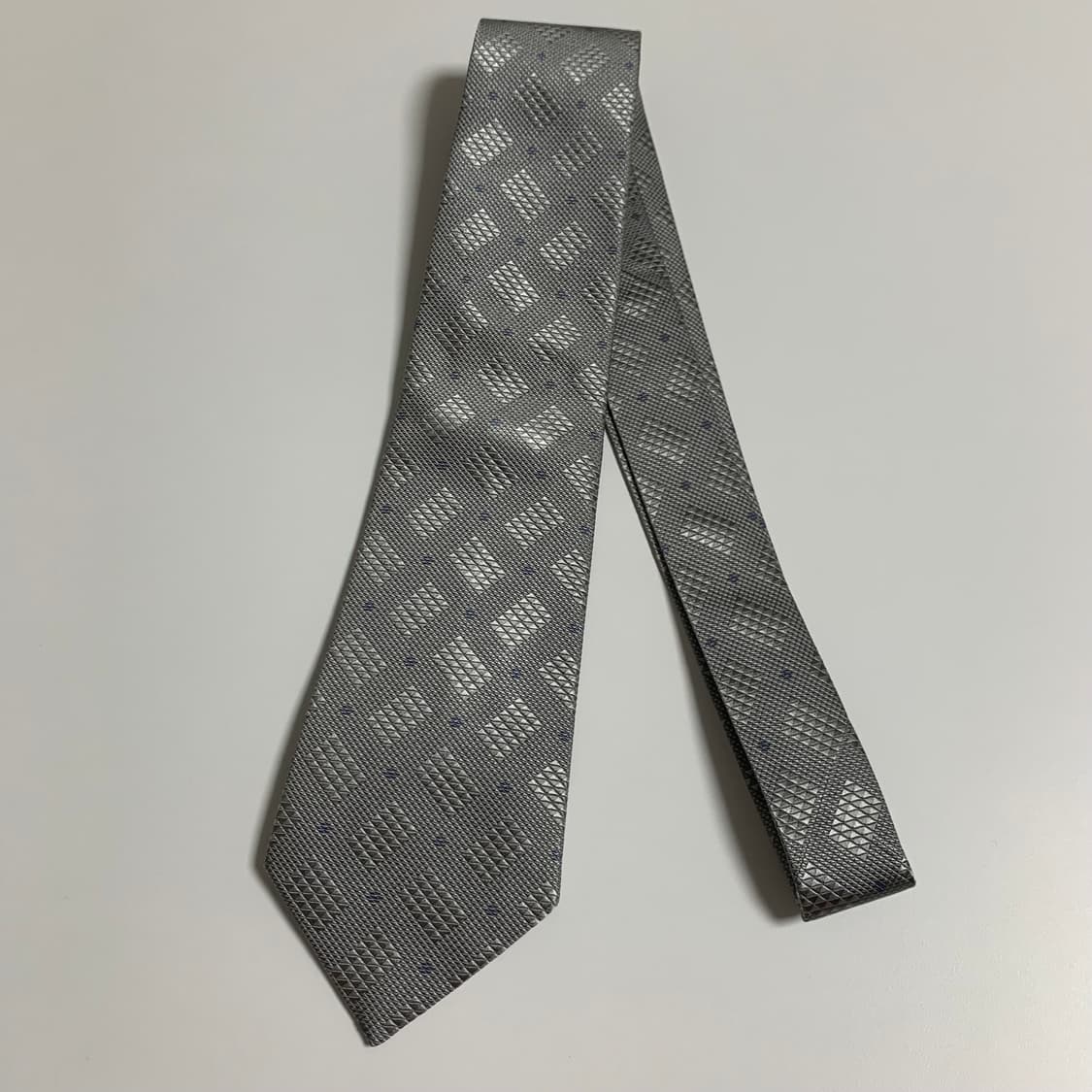 조르지오 아르마니(ARMANI) 기하학적패턴 명품넥타이 정장패션 A+등급 상품이미지9