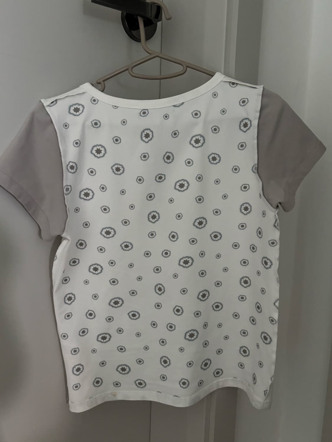 코이세이오 DUDU REVERSE T-SHIRT WHITE 곰팡이 반팔티 상품이미지3