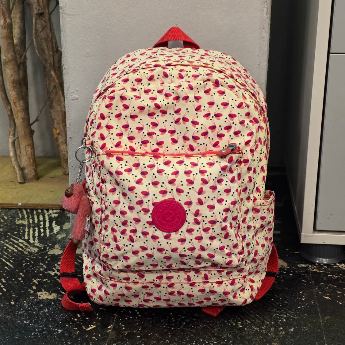 키플링 플라워 패턴 백팩 상품이미지3