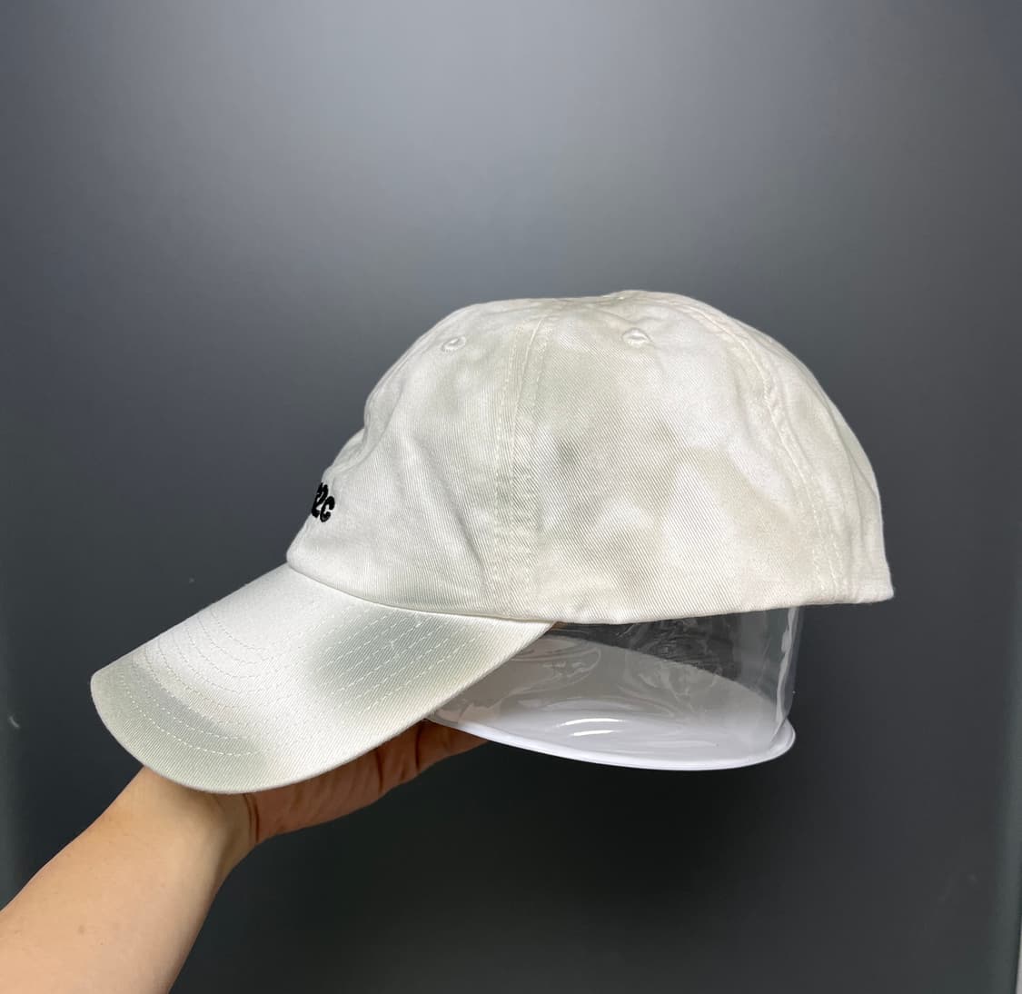 032c 더티 화이트 볼캡 모자 판매. 상품이미지4