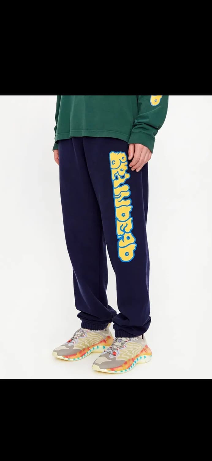 브레인데드 brain dead 버블 스웻팬츠 네이비 S (30) 상품이미지1