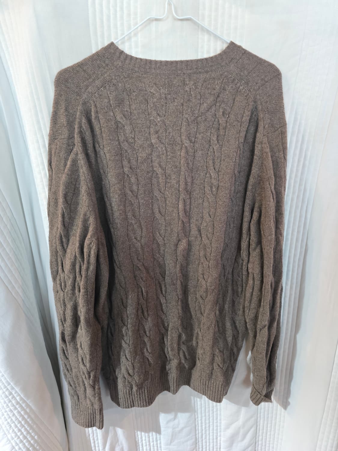 빈폴 브라운 꽈배기 니트 상품이미지3