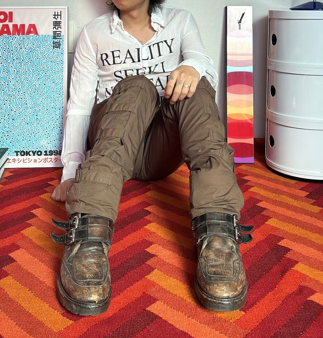 Wrinkle Letter Shirts 상품이미지4