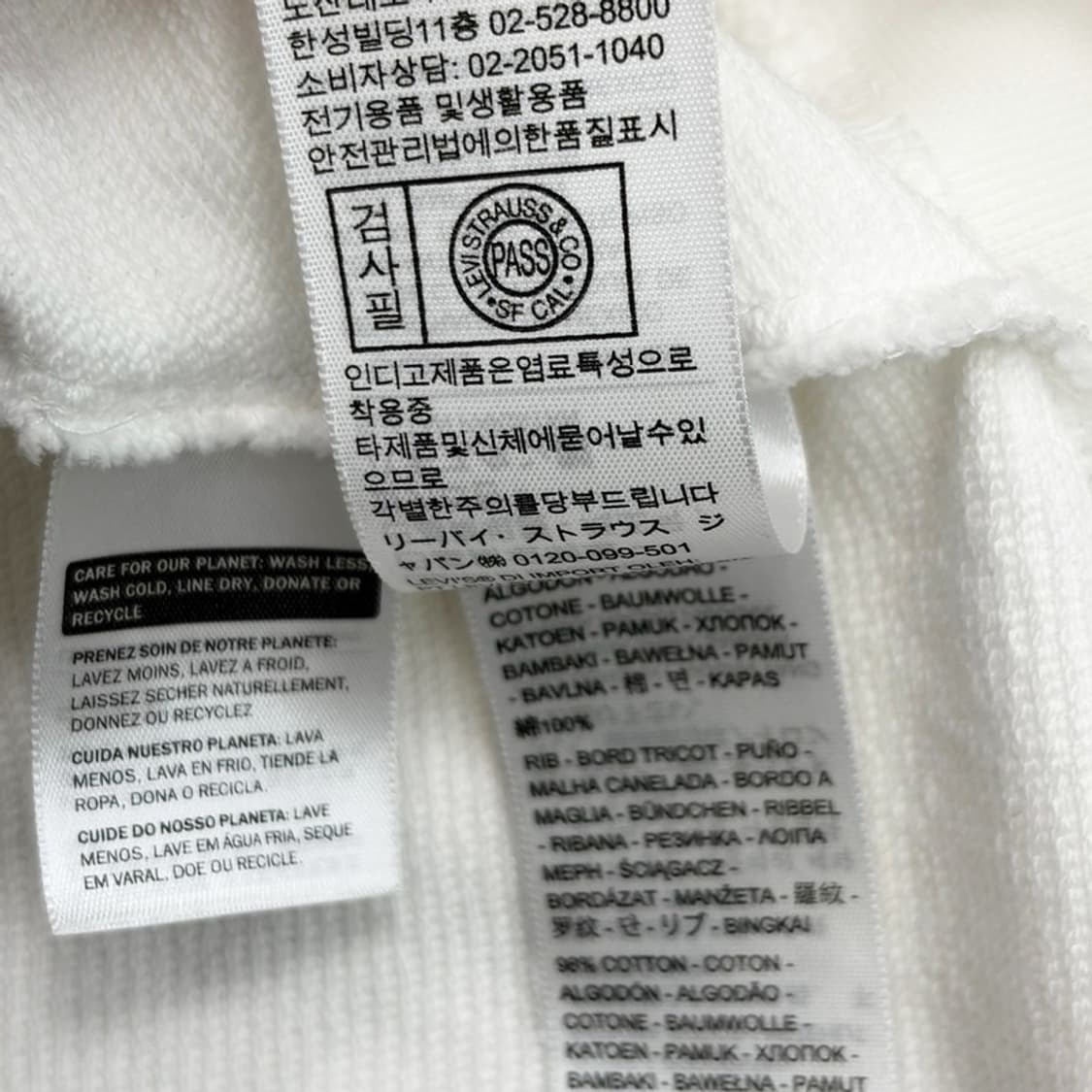 LEVI'S 월드와이드 그래픽 후드티 S 상품이미지6