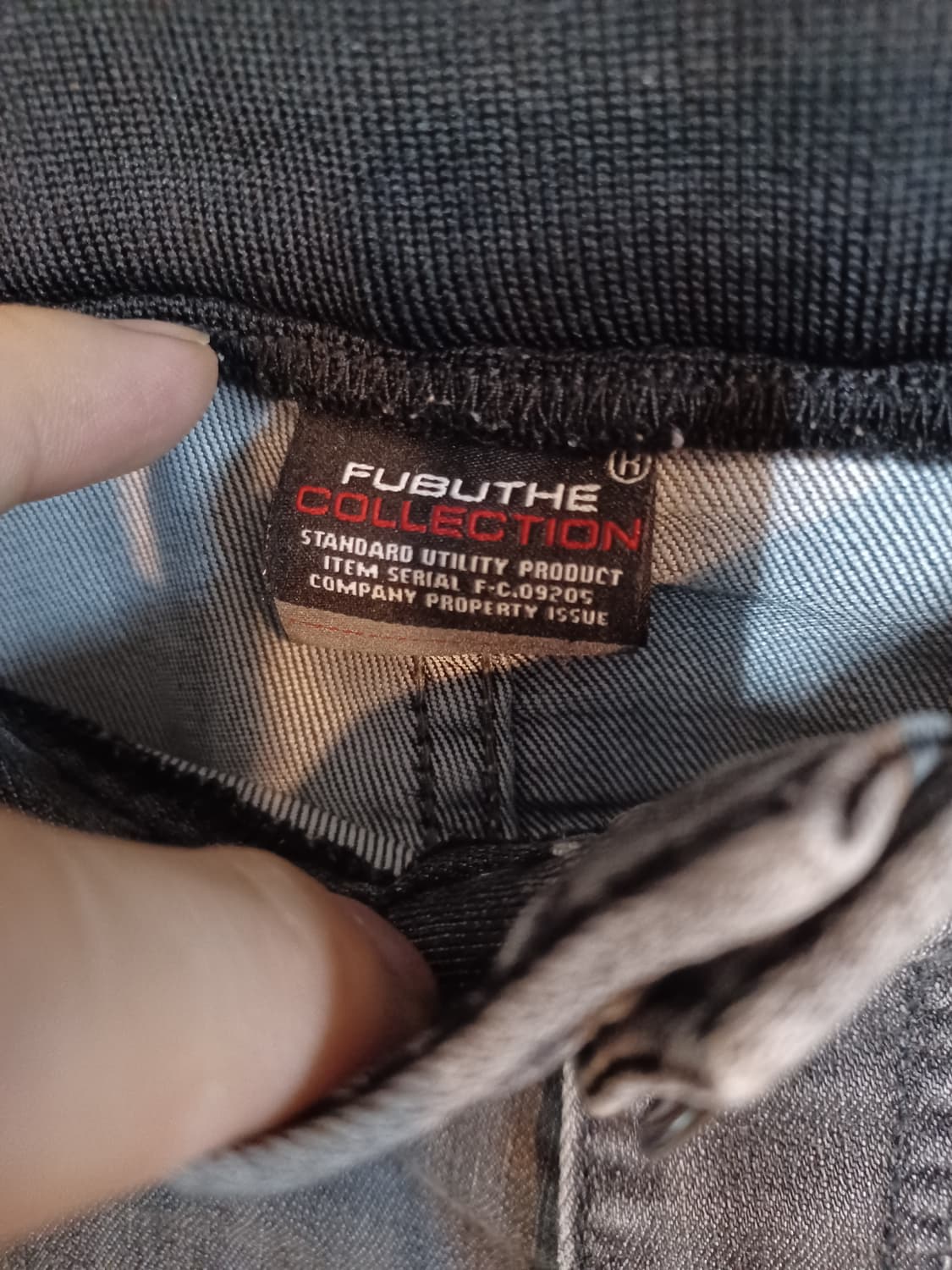 후부 흑데님 반바지 xl 상품이미지5