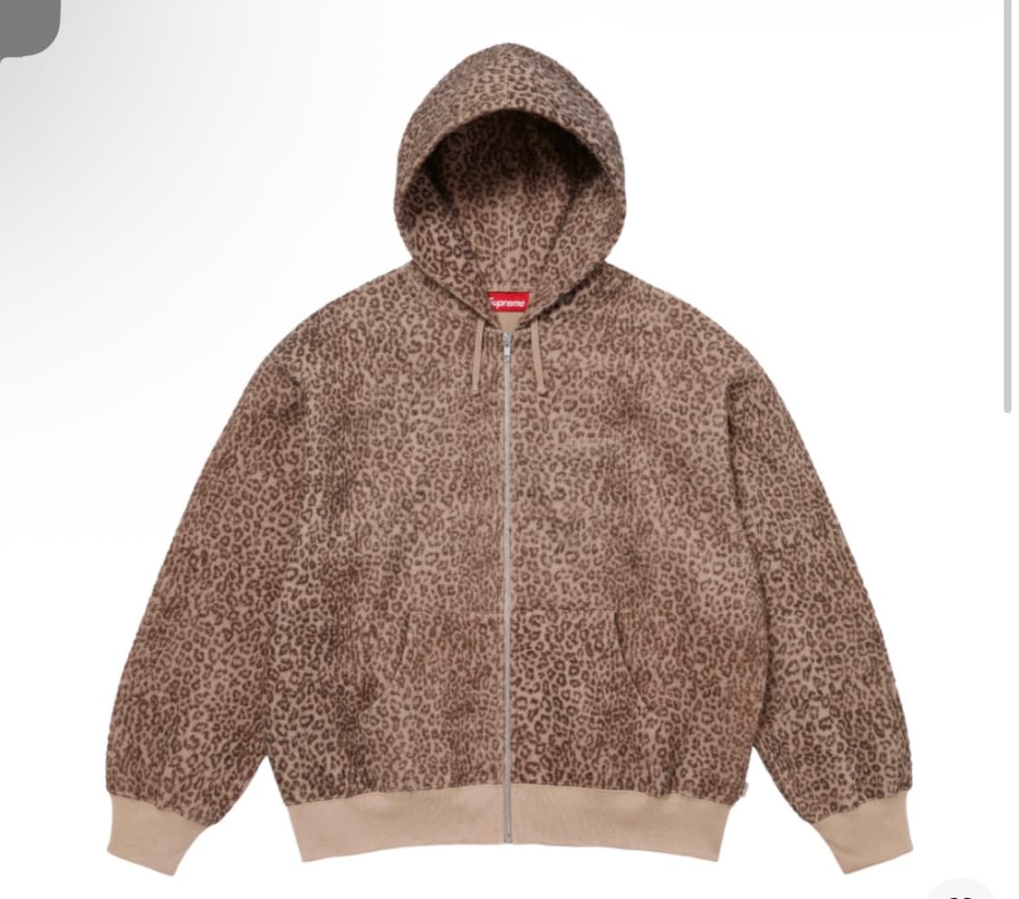 슈프림 필드 집업 후드 스웨트셔츠 치타 - 24FW 상품이미지1