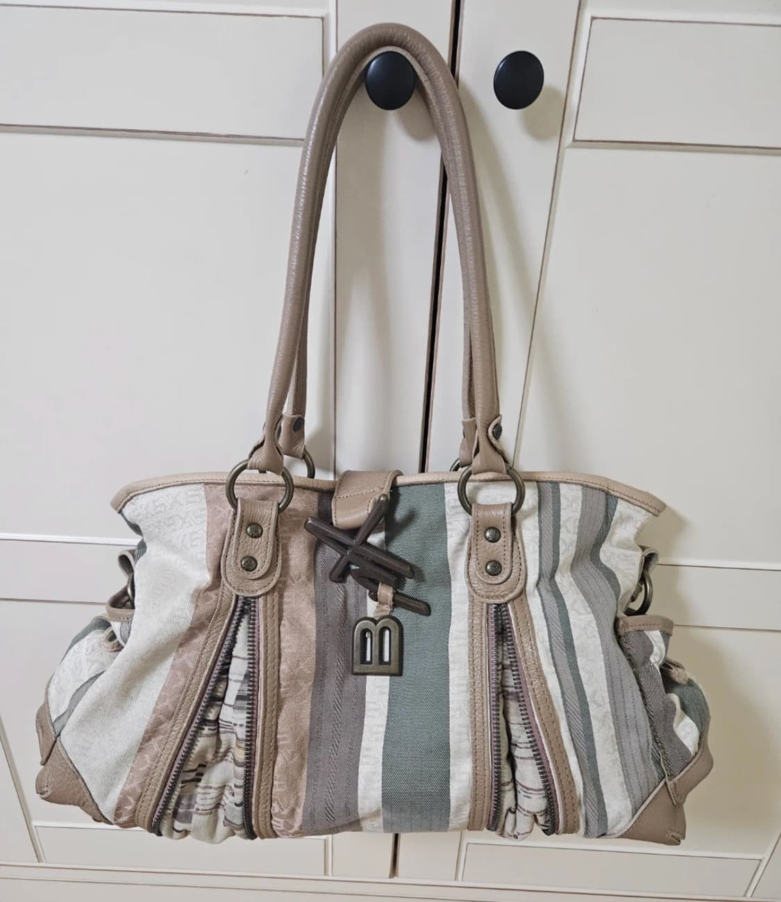 BNX 스트라이프 토트백 상품이미지2