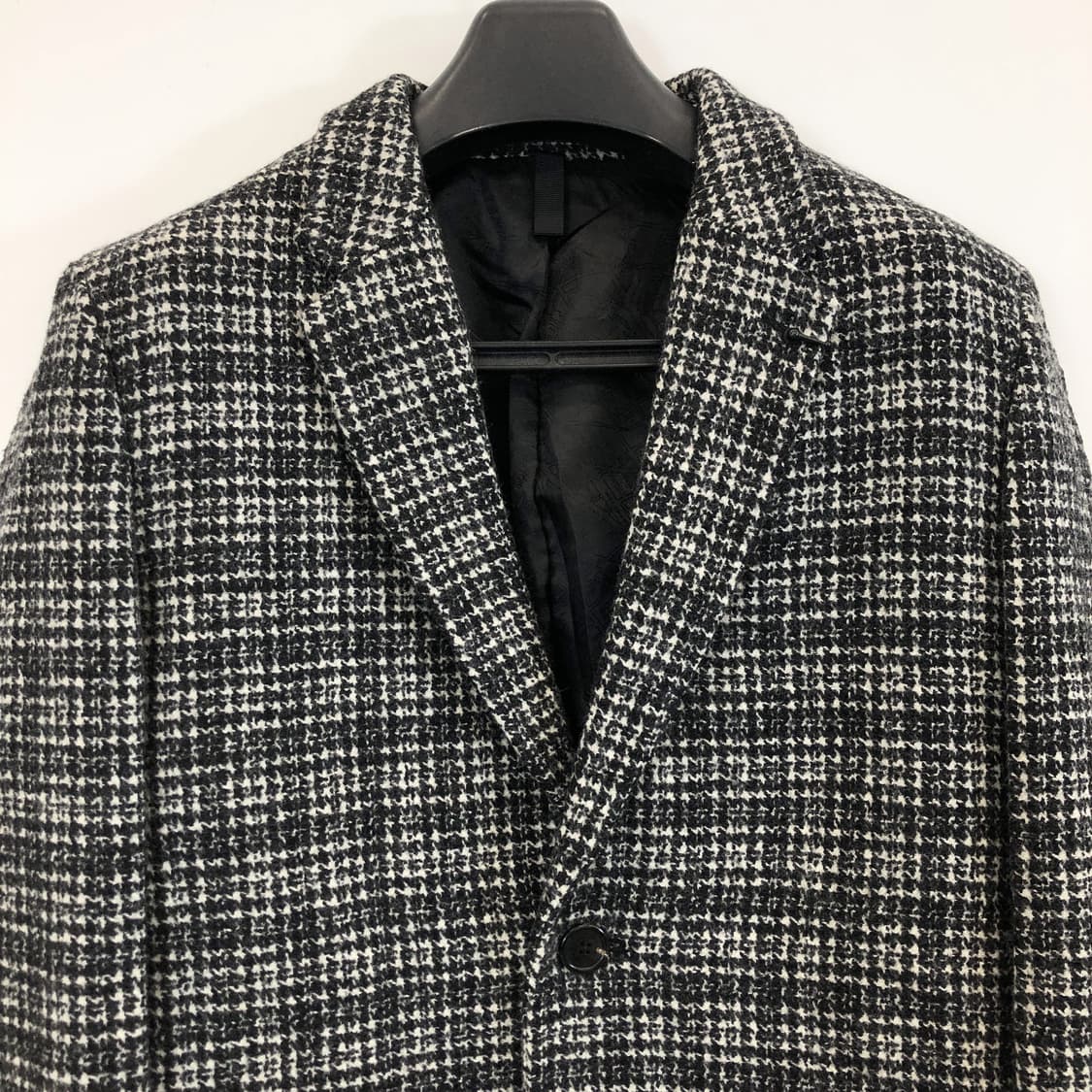 커스텀멜로우 하운드투스 글렌체크 울코트 105  상품이미지2