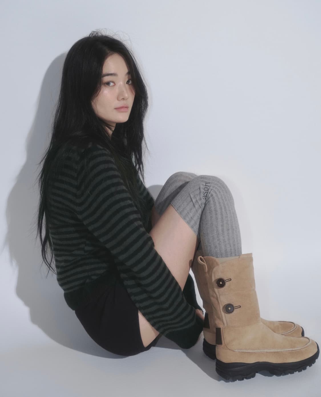 애즈온 스트라이프 가디건 새상품 (OS) 상품이미지2