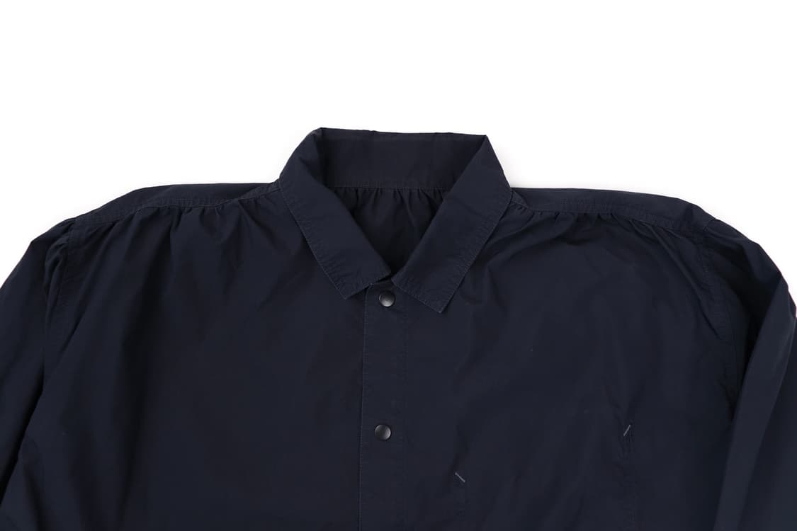 Porter classic C/N 셔링 셔츠자켓 네이비 상품이미지3