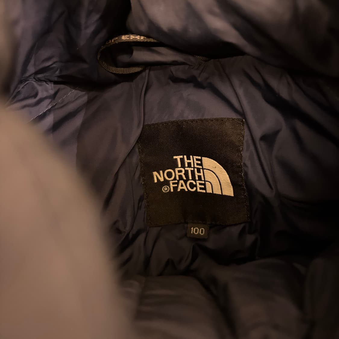 노스페이스 700 눕시 블루 구스다운 패딩 상품이미지3