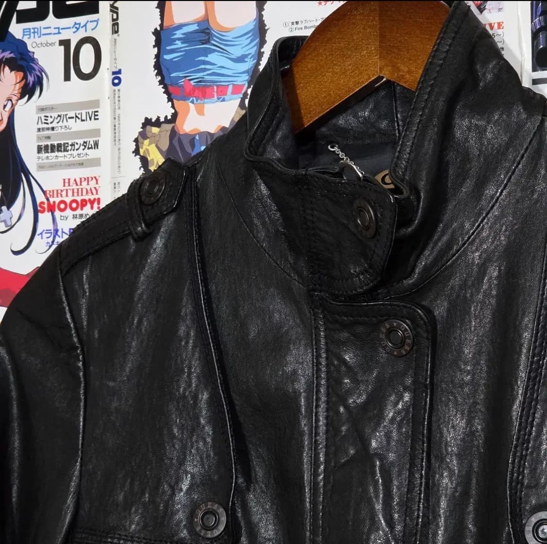 빈티지 양가죽 레더 봄버 자켓 상품이미지3