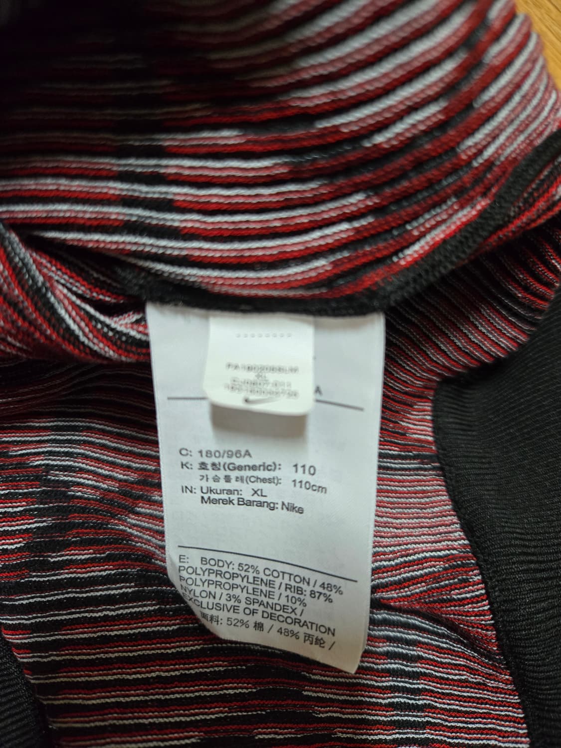 나이키랩 이태리 클래식 스포츠 체크 니트 크루넥 상품이미지6