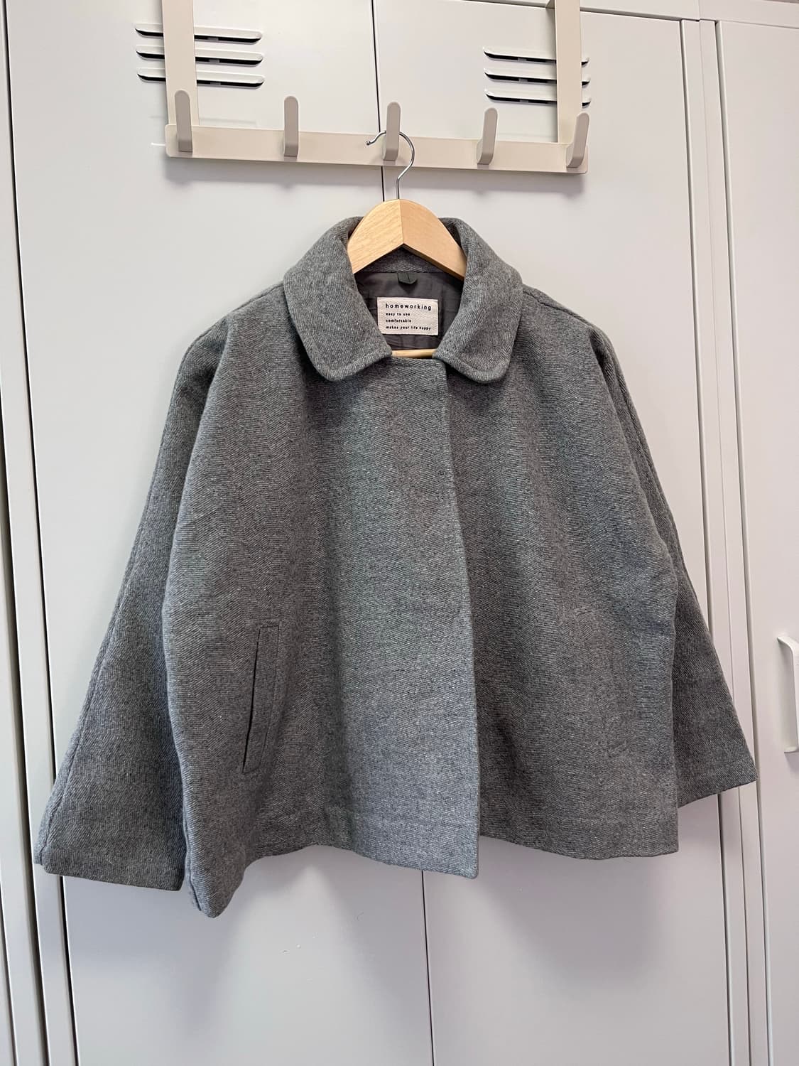 Homeworking 사와코 투버튼 울코트 상품이미지2