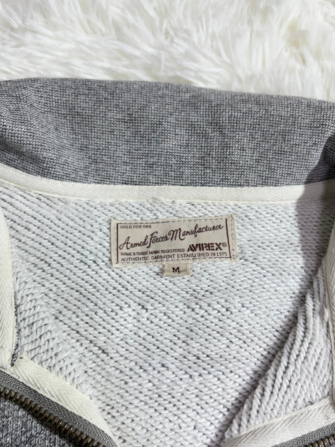 아비렉스 US NAVY 투웨이 코튼 집업 상품이미지10