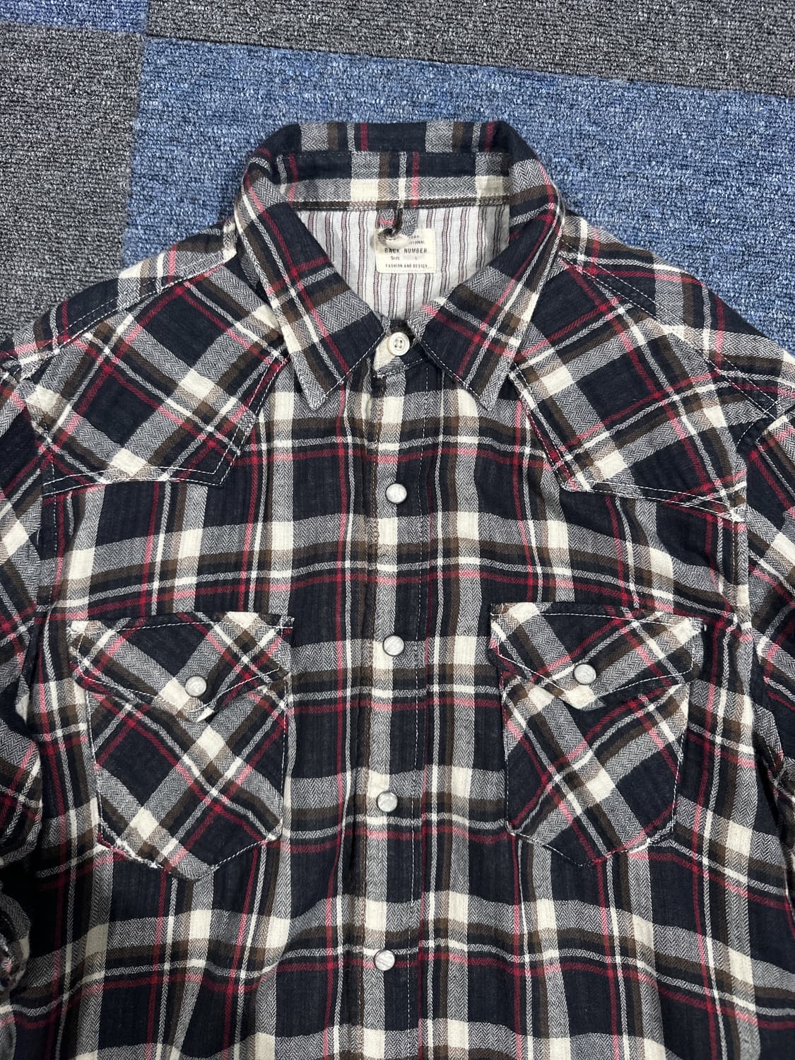 크래프트 워크 체크셔츠 상품이미지3