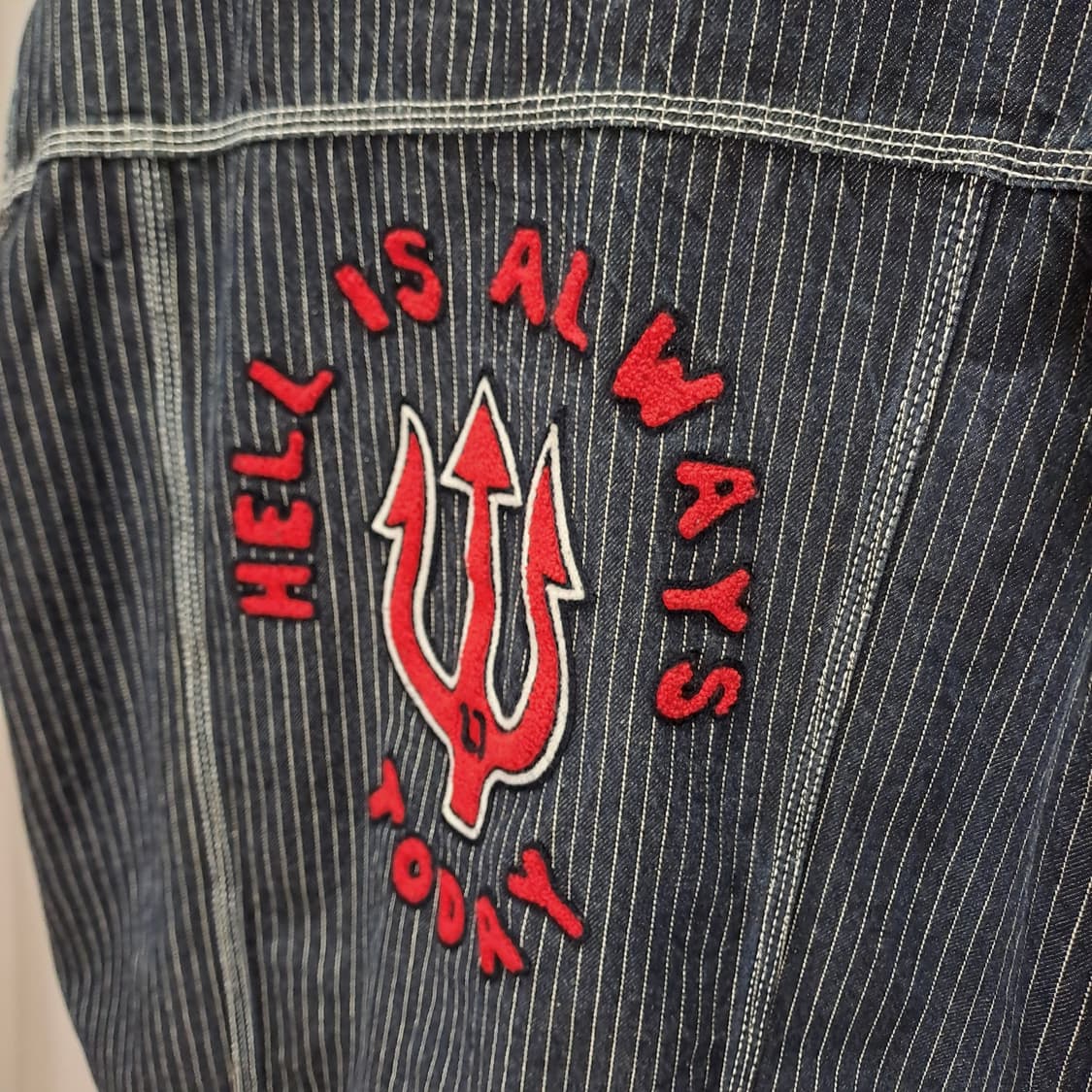 (택포) 리타 코듀로이 카라 히코리 데님 워크자켓 XL B450 상품이미지7