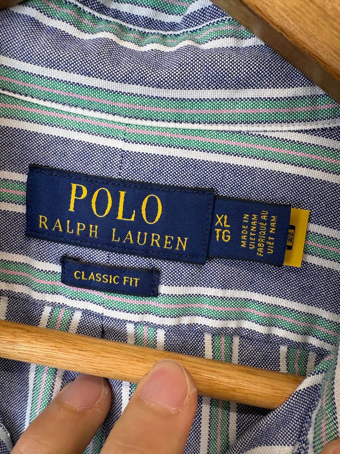 폴로랄프로렌 클래식핏 스트라이프 옥스포드 셔츠 상품이미지7