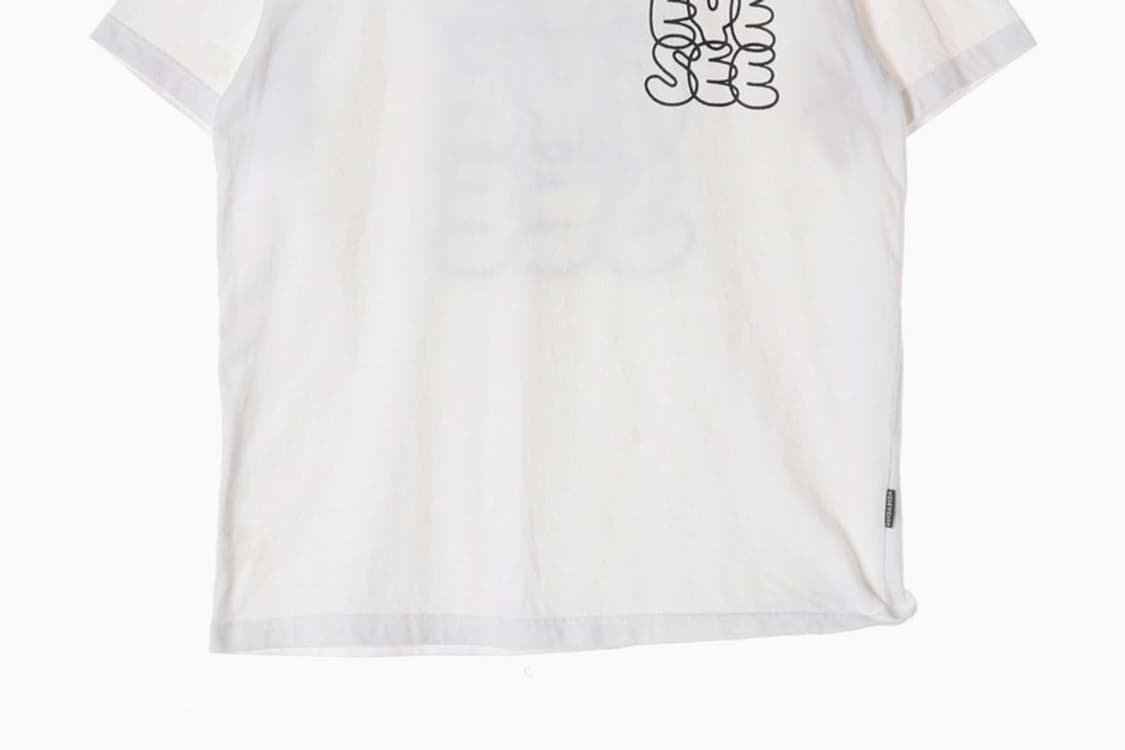 예스아이씨 버블 로고 화이트 반팔티 L 상품이미지4