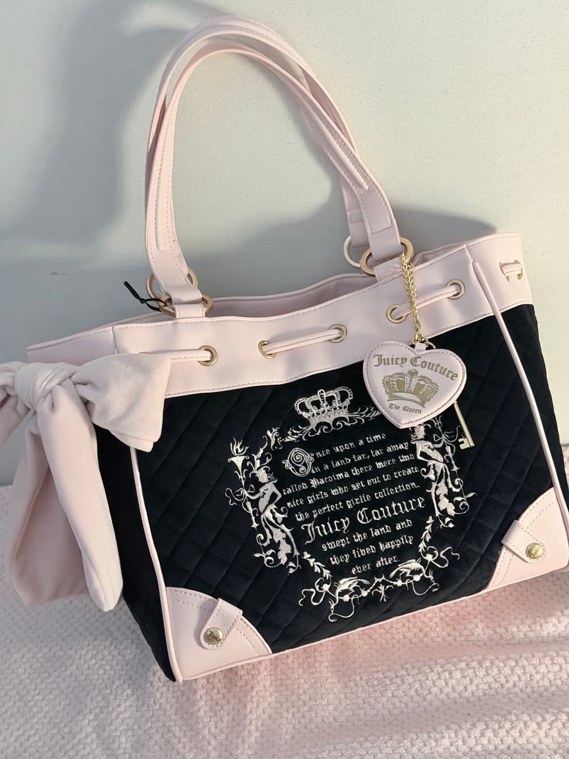 [선물이벤트🪄]쥬시꾸뛰르 가방 슈히클 이벤트 갸루 y2k 핀터깔  상품이미지2