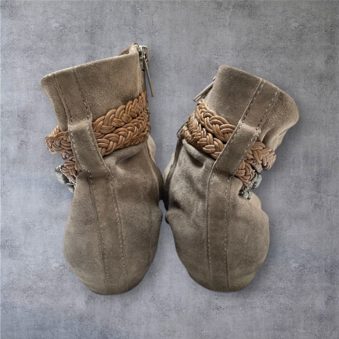 아쉬 Ash 스웨이드 보헤미안 앵클 샌들 230 상품이미지7