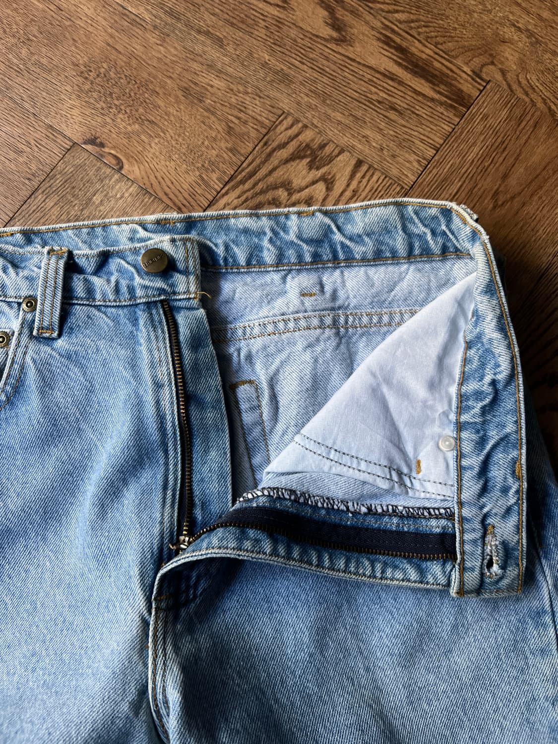 [30]칼하트 USA 라이트블루 워크 데님 팬츠 상품이미지3