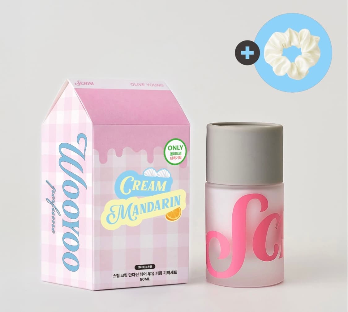 스침 우유 헤어 퍼퓸 크림만다린 + 스크런치 상품이미지1