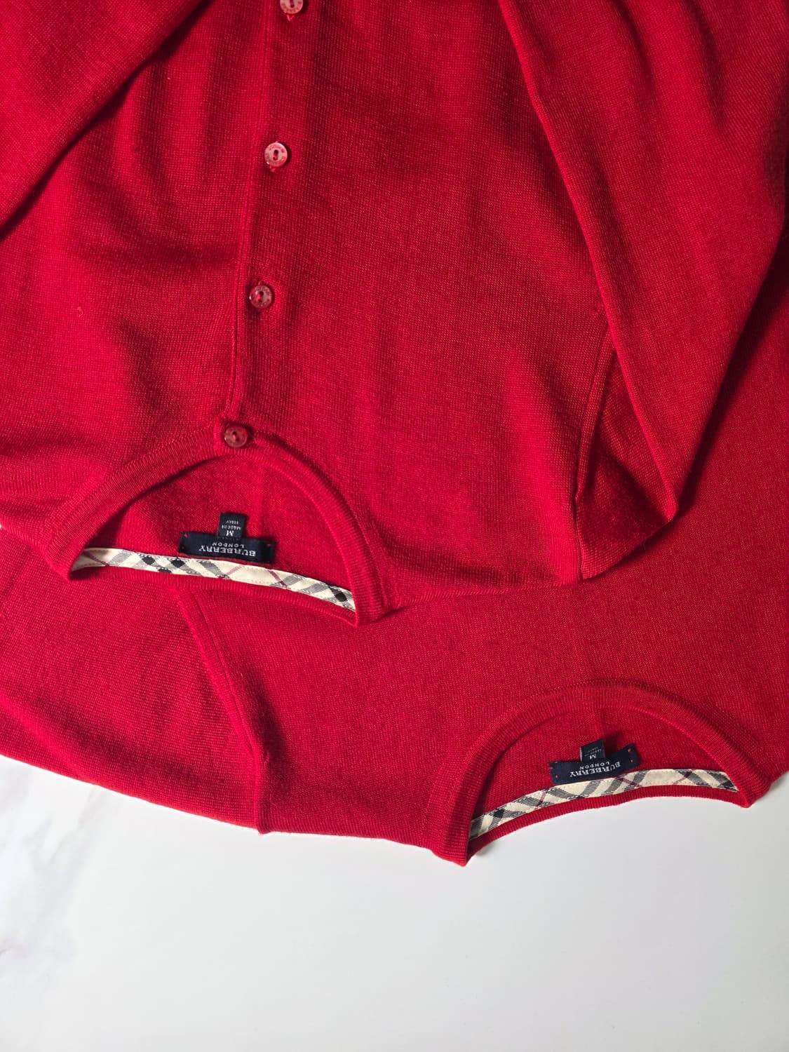 버버리 레드 앙상블 상품이미지3