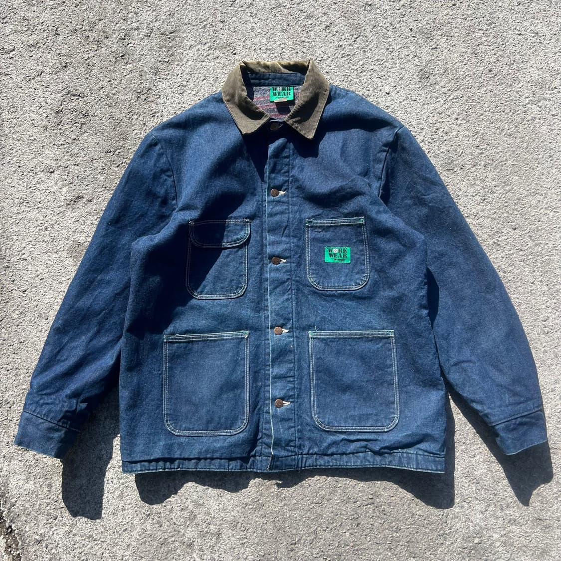 90’s Workwear by Wrangler 데님 커버올 상품이미지1