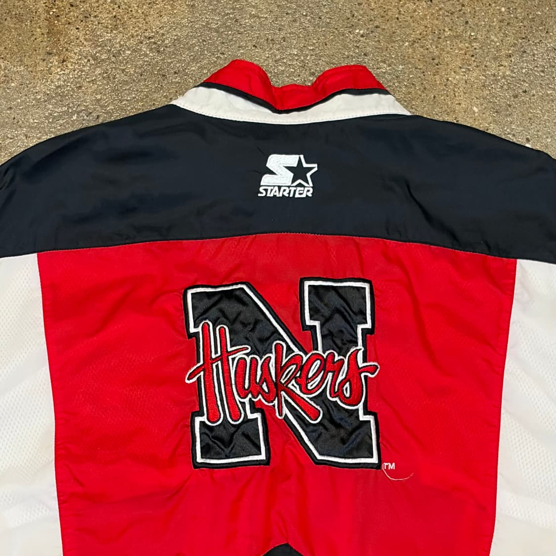 90s 미국 빈티지 스타터 네브래스카 콘허스커스 바람막이 상품이미지9
