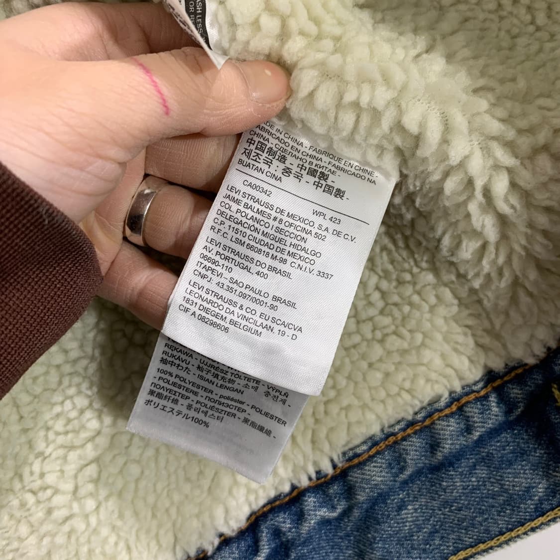 리바이스 세르파 데님자켓  상품이미지6